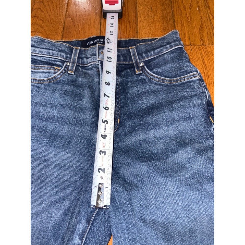 Veronica Beard Dark Blue Flared Jeans - Picture 5 of 7